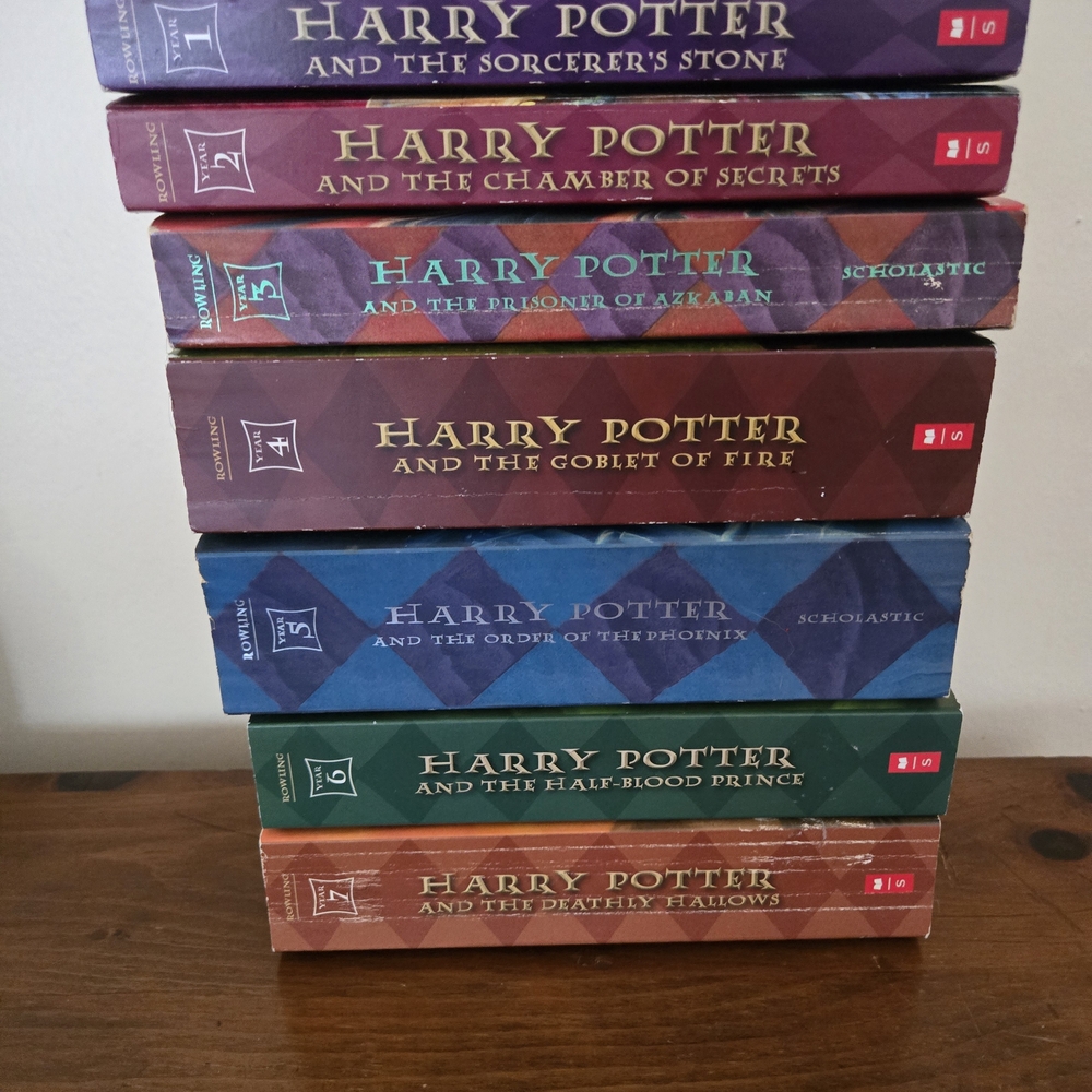 Harry Potter Paperback Books Complete Set 1-7 By J.K. Rowling